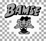Bamse title screen for GameBoy